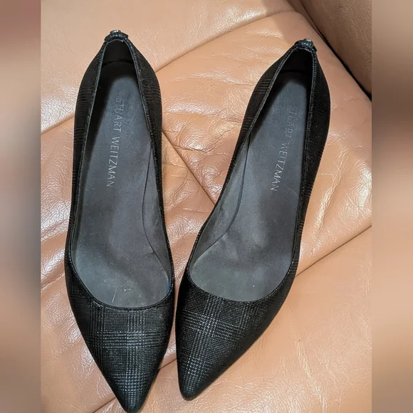 Stuart Weitzman Block Heel Pump, Size 9 - Picture 3 of 13